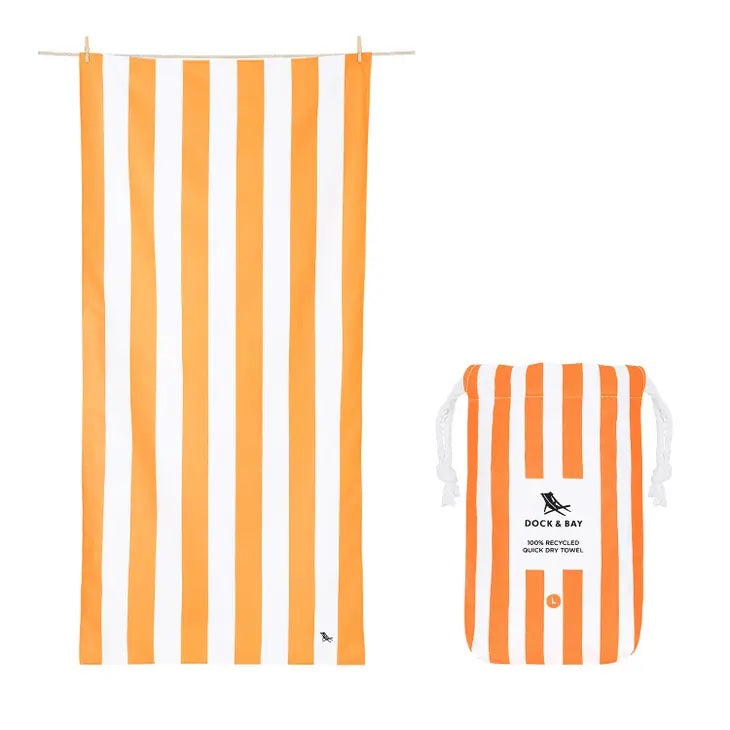 Quick Dry Towels - Cabana - Ipanema Orange