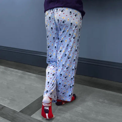 Prosecco & Raspberries - L Light Blue Unisex Lounge Pants