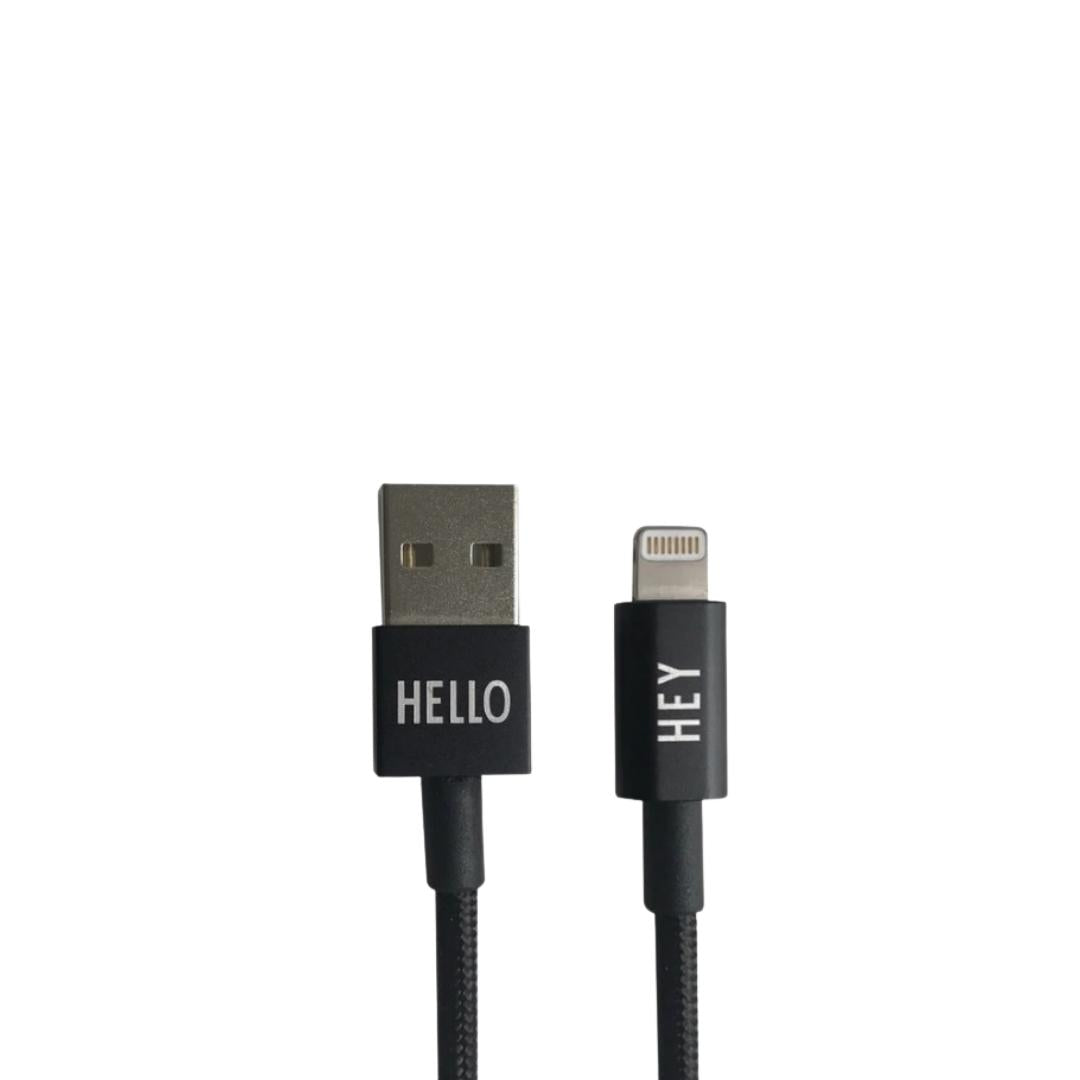 Apple / Lightning Cable 39.4″ - Black