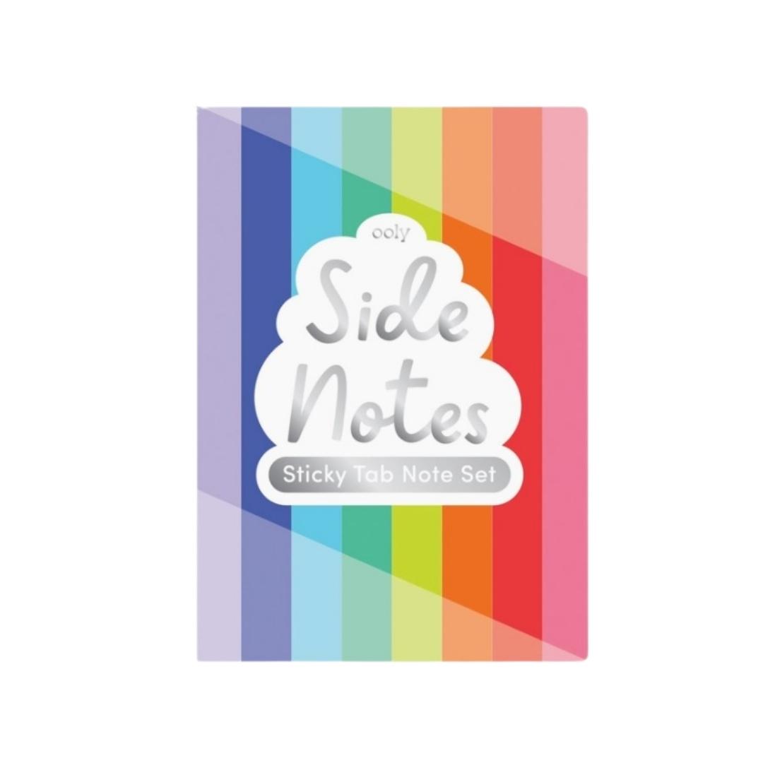 Side Notes Sticky Tab Note Pad - Color Write (1 Set)