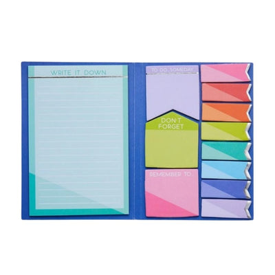 Side Notes Sticky Tab Note Pad - Color Write (1 Set)