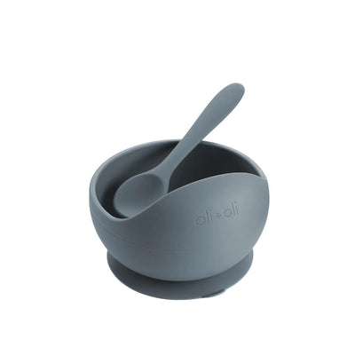 Ali+Oli Silicone Suction Bowl & Spoon Set