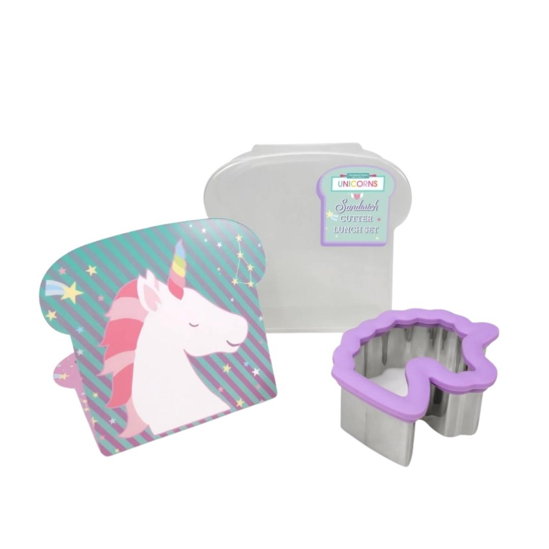 Unicorns Sandwich Cutter Lunch Set