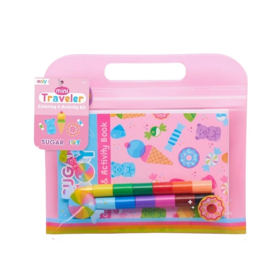 Mini Traveler Coloring & Activity Kit - Sugar Joy