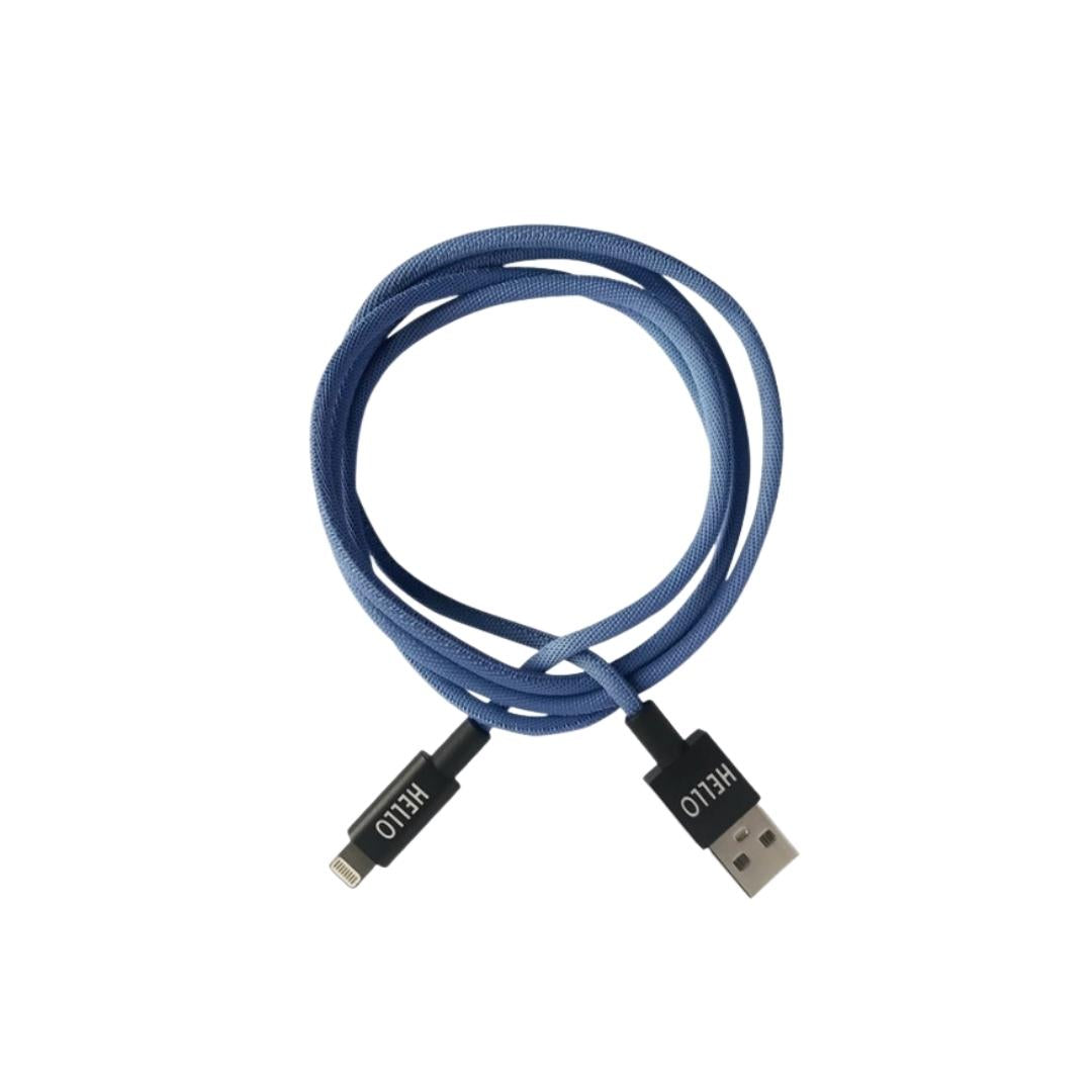 iPhone Lightning Cable - 1 Meter / 3ft - Dusty Blue