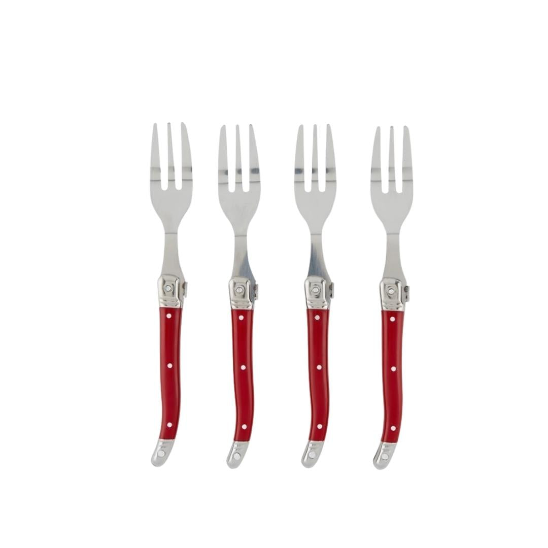 Red Charcuterie Forks