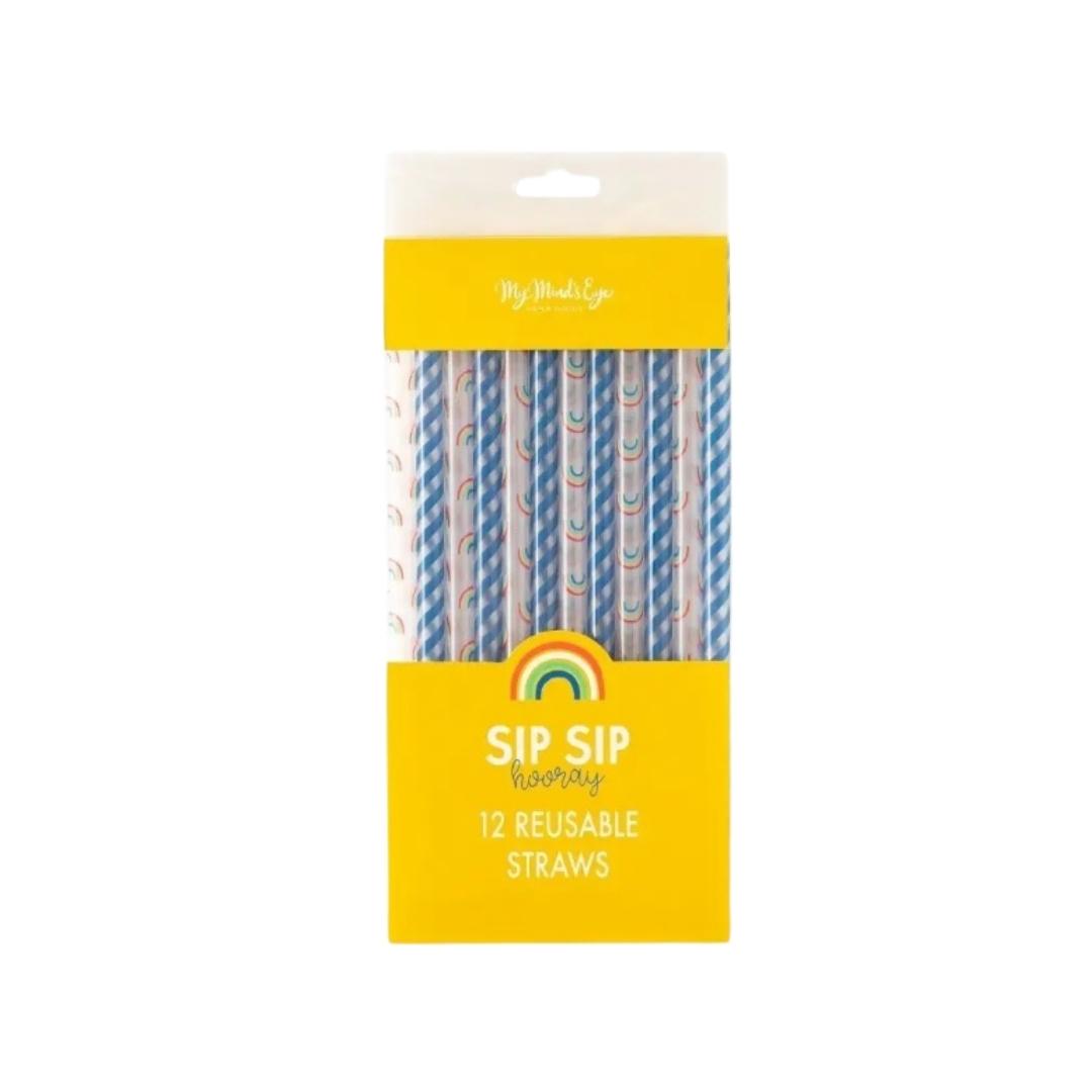 Rainbow Reusable Straws