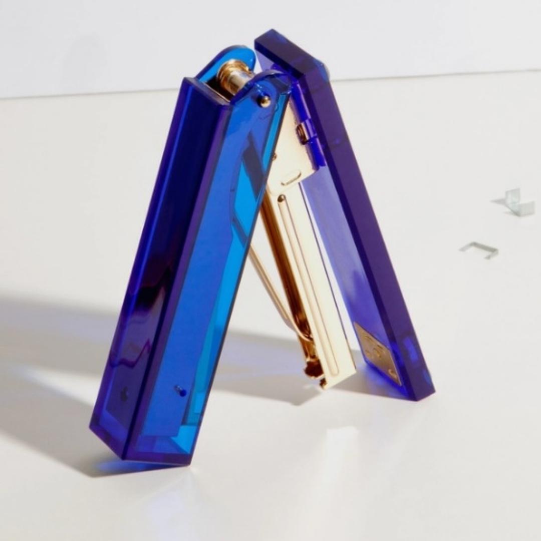 Acrylic Stapler In Cobalt