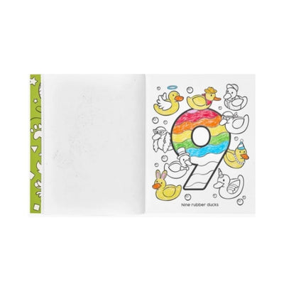 123 Shapes + Numbers Toddler Coloring Book