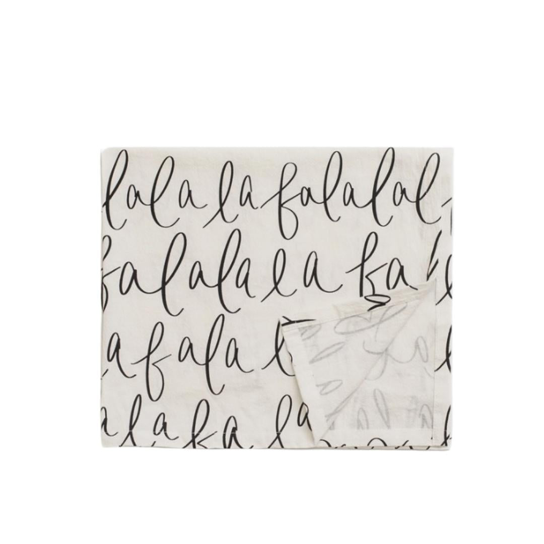 Fa La La La La Tea Towel - Kitchen Towel - Hand Towel