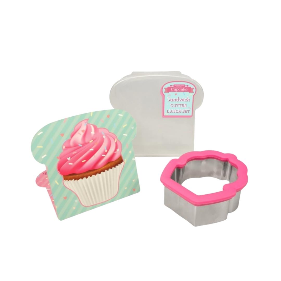 Cupcake Sandwich Cutter Lunch Set