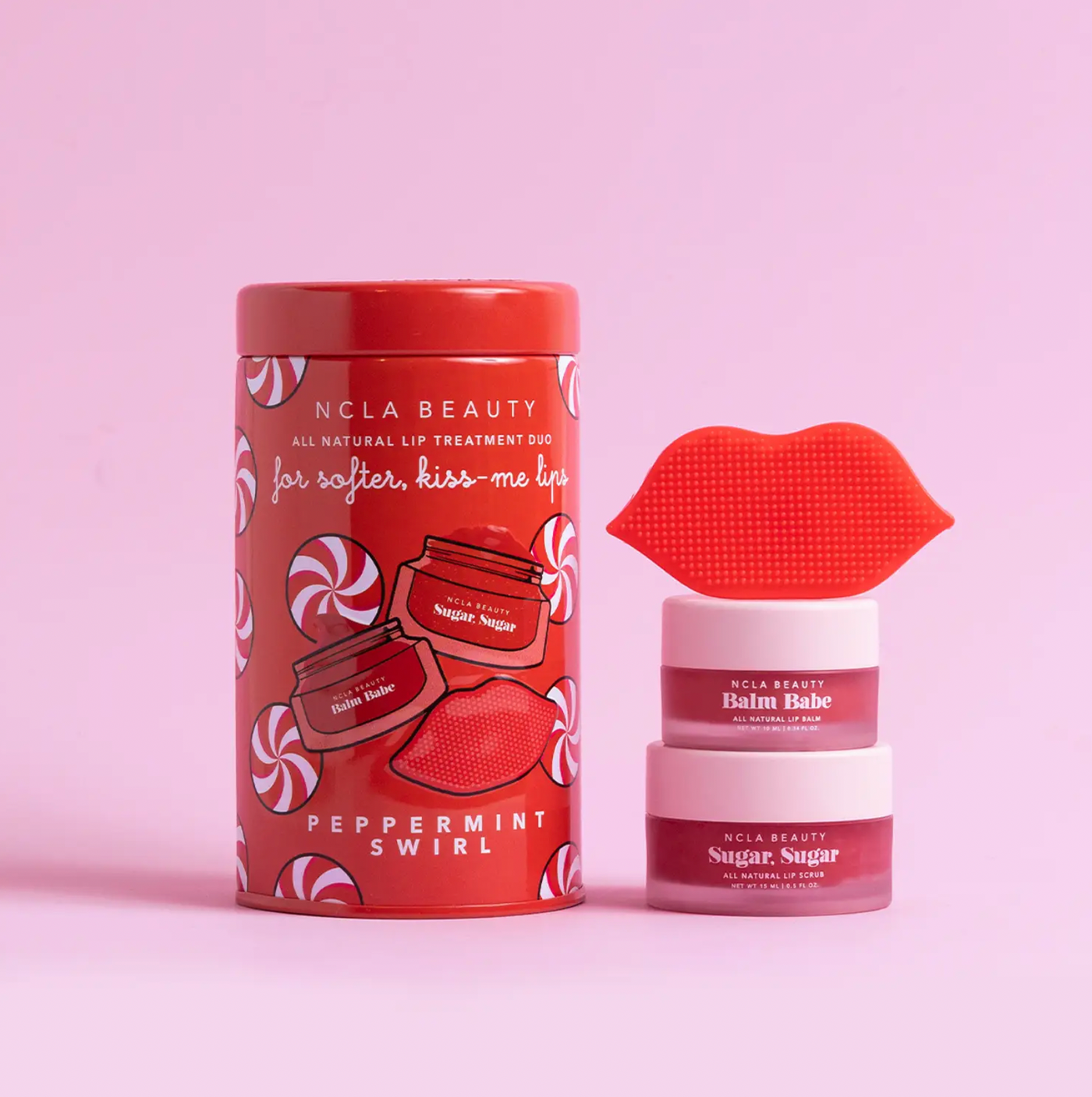 Peppermint Swirl Lip Care Holiday Gift Set