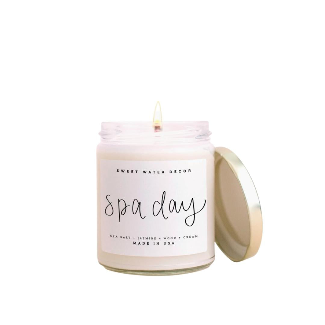 Spa Day Soy Candle - Clear Jar - 3.5 oz