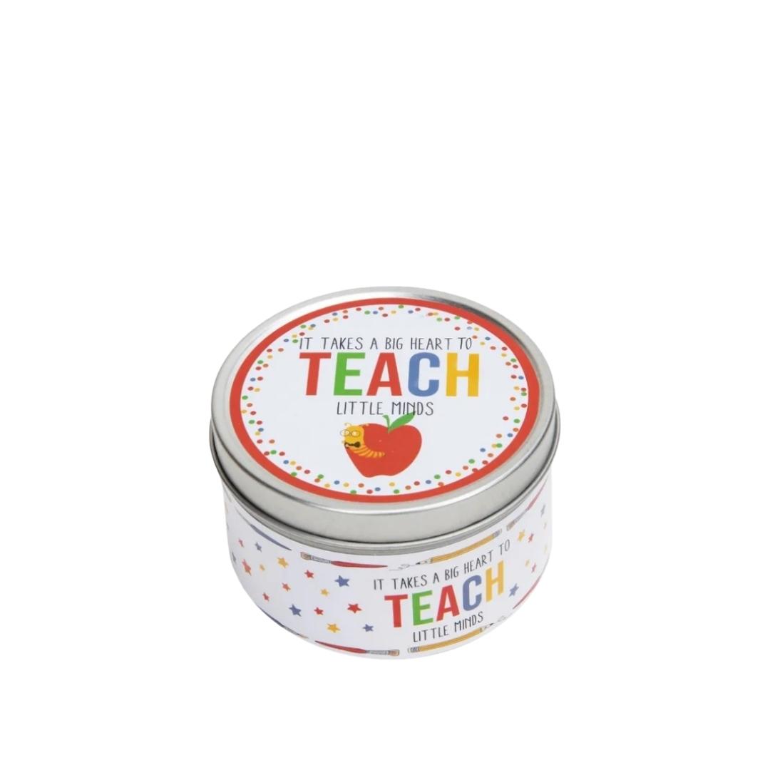 Teacher Tin Candle